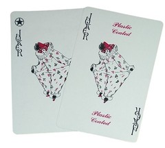 Pink Blue Boho Design Patterns Clown Playing Cards Junk Journal Scrapbook