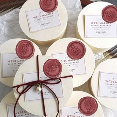 50 Pcs Red Wax Seal Stickers – Tulip Wedding Invitation Envelope Bow Seal Sti…