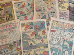 20 Page Casper & Wendy Vintage Comics Paper Pack – scrapbooking ephemera
