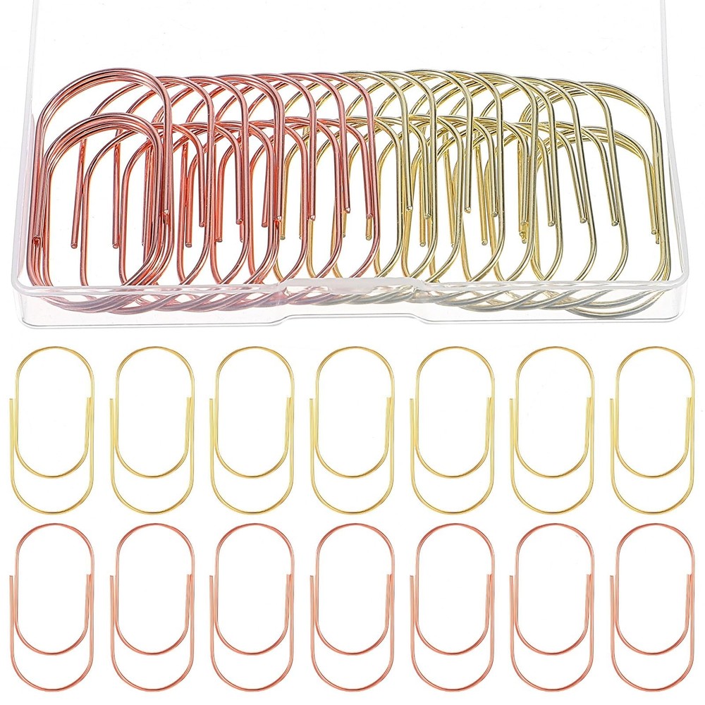 Jumbo Big Paper Clips, 20PCS 2Inch Oversized Jumbo Wide Planner Giant Paper C…