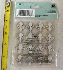 Jolees Boutique Fleur De Lis Dimensional scrapbooking stickers NIP #1