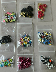 Decorative Eyelets various styles and colors YOU PICK