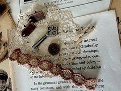 Vintage Rabbit Junk Journal Kit Ephemera Bunny Storybook Cottagecore Scrapbook