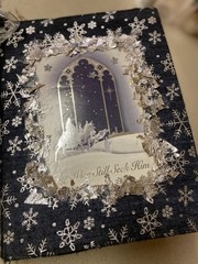 Large Christmas Altered Book Junk Journal