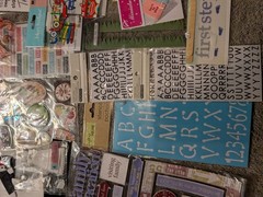 Huge Lot of 55 Scrapbooking Stickers, Jolees, Sticko, Recollections… NICE LOT