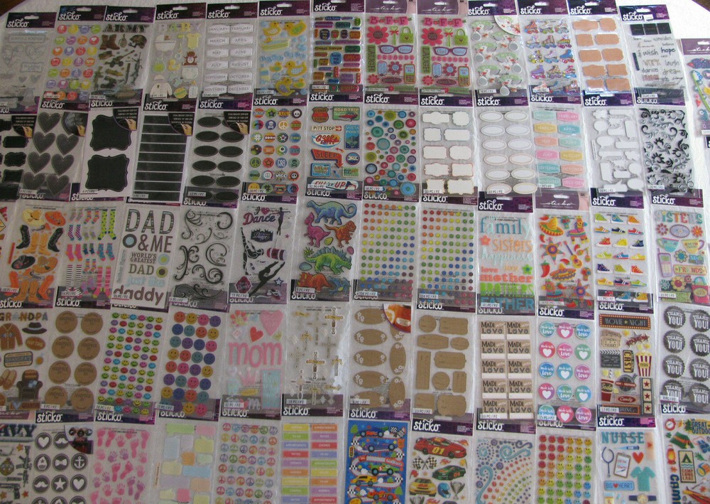 STICKO Stickers U PICK NEW IN PACKAGE Group 2