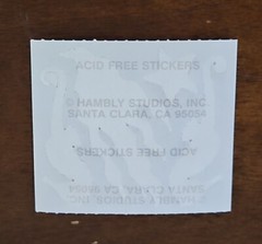 Hambly Prismatic/sparkle seahorses sticker mod, unused