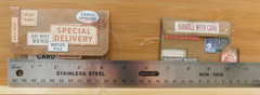 Junk Journal Ephemera Embellishment Add-on Handmade Set Vintage Style Set 4