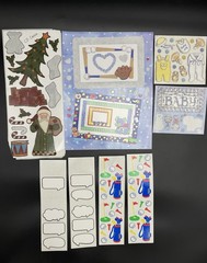 Lot Of Scrapbooking Crafting Stickers 24 Several Loose Sheets New