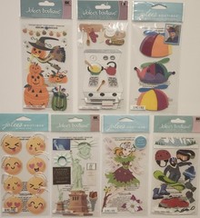 Lot of 31 packs JOLEE’S BOUTIQUE Dimensional Scrapbooking Stickers Mix