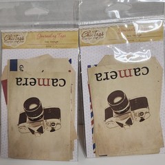 Embellishments Chic Tags Junk Journal/Scrapbook Journaling Tags TRAVEL Theme
