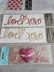 Sticker Lot – Valentine’s Day Love Vday Scrapbooking 3D Stickers Jolee’s #13