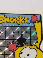 1984 SEPP Hanna-Barbera Snorks All Star Seaworthy Sticker Prism Holographic