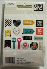 Simple Stories SN@P Carpe Diem Clips-Journaling or Scrapbooking