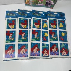 The Little Mermaid Cleo and Party Express 90s Vintage Stickers 20 Sheets Sealed