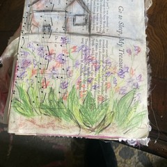 Spring Coral Junk Journal Vintage Style