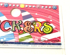 Alphabet Letter Stickers Funny Faces Eyeballs Colorful Crafts Lot of 2 NEW READ