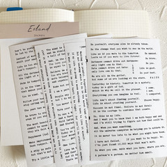 4 Sheets Inspirational Quotes Motivational Scripts Planner Stickers Vintage Type