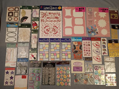 Lot of Scrapbooking Embellishments