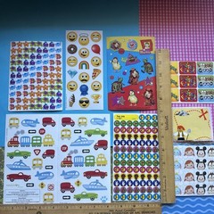 Vintage 80s 90s Y2K Sticker Partials & Singles Various Brands Years As Is Lot C