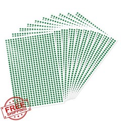 Meitaat 7000PCS Green 1/4 Inch Dot Stickers