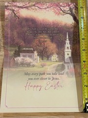 Easter Holiday Card, Note, & Sticker Lot – 9 Cards w/ Envelopes