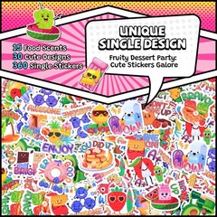 360PCS Scratch and Sniff Stickers, Large Scented Stickers for Kids & Teachers…