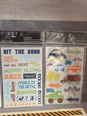 Lot Of 18 Various Transportation Scrapbooking Stickers Trains Thomas Trucks b101