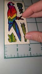 Vintage Stickers BJs Parrots 1 Module