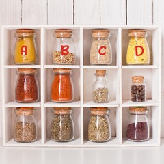Alphabet Letters Numbers Stickers Set, 6 Sheets Self Adhesive Decal, Multi-color