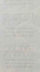 HAMBLY STUDIOS PRISMATIC STICKERS FRUIT FOOD BANANA PEAR ORANGE VINTAGE RARE.