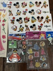 Vintage Disney Princess Mickey Mouse Goofy 101 Dalmatians Dimensional Stickers