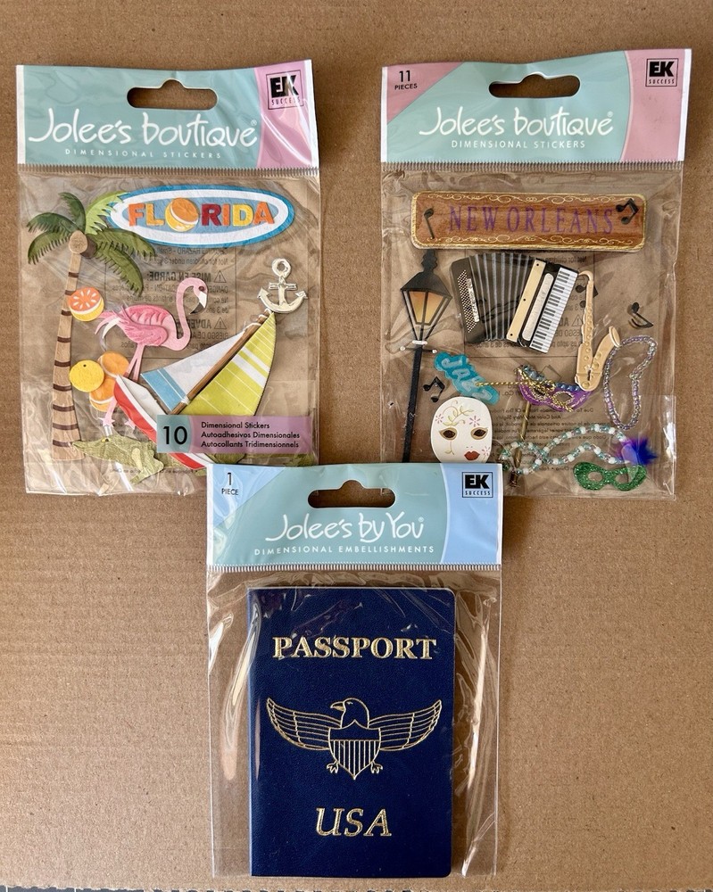 Jolee’s Boutique RARE & HTF TRAVEL & VACATION! FLORIDA NYC NEW ORLEANS Lot Of 6