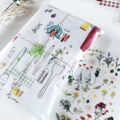 FLOWER LETTER – Adorable scrapbooking sticker