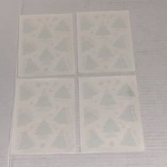 Vintage Hallmark Sticker Sheets Happy Christmas Tree Santa Claus Nativity Angel