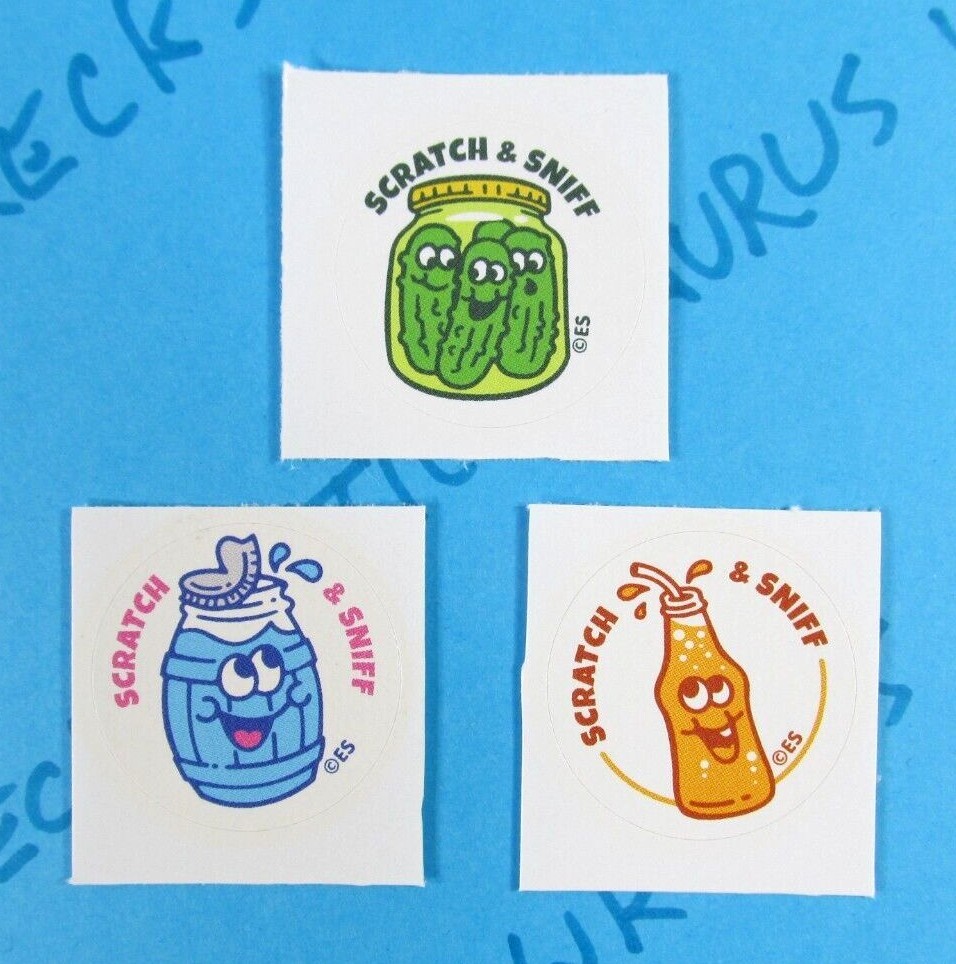 Pickles Soda Juice Barrel Sticker Retro Everything Smells