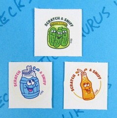 Pickles Soda Juice Barrel Sticker Retro Everything Smells