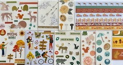 10 Sheets, nature outdoors floral flowers bloom insects camp animals wild life