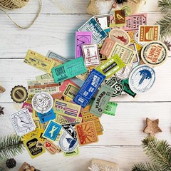 300 Pcs Vintage Travel Stickers Ticket Stickers for Journaling,Luggage Sticke…