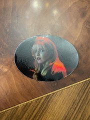 Laura Palmer Twin Peaks FWWM HOLO FINISH OVAL STICKER Roughly 2×3 Inches