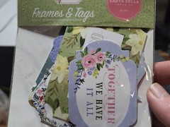 Carta Bella Paper FLORA NO. 4 Frames & Tags Ephemera Pieces~NICE~