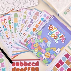 1700+ Colorful Alphabet & Number Sticker Collection for Creative DIY Projects