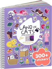 Land of Cats 300+ Kids Sticker Book by Toddler Road Trip Coloring and Sticker B