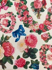 Vintage Punch Studio Sticker Sheet «Sentimental Roses» Gifted Line New Unused