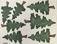 WATERCOLOR PINE TREE Cut-Outs(8.5”x 11”)Beary Patch •Mountain•Outdoor•Forest•