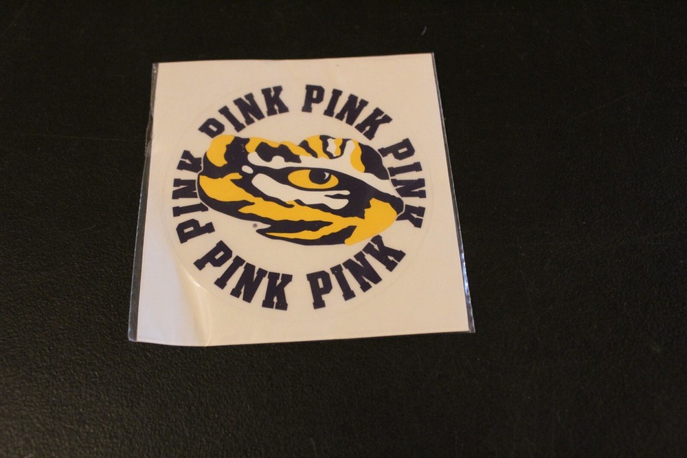 Victoria’s Secret PINK Collegiate Collection LSU sticker NWT #127