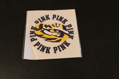 Victoria’s Secret PINK Collegiate Collection LSU sticker NWT #127