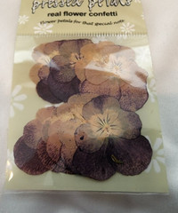 NEVER OPENED- 20yrs OLD! Pressed Petals Flower Confetti Scrapbooking – «Viola»
