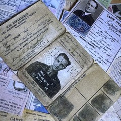 20+piece vintage style￼ID card ) Lot Junk Journal Ephemera read description