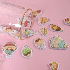 Cute Themed Decorative 3D Sticker Set for Journaling Stationery Decoration DIY